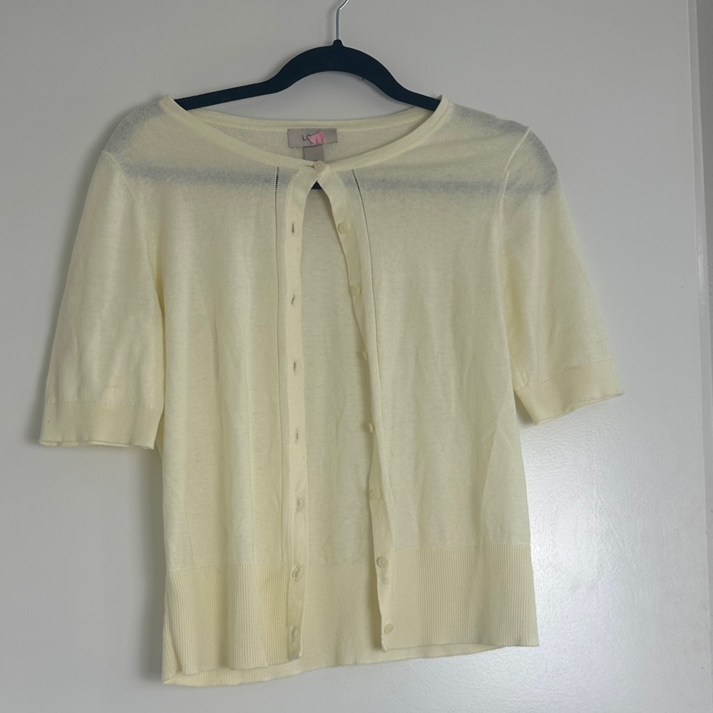 Butter Yellow Lightweight Cropped Cardigan | Soft Girl Spring Cottagecore